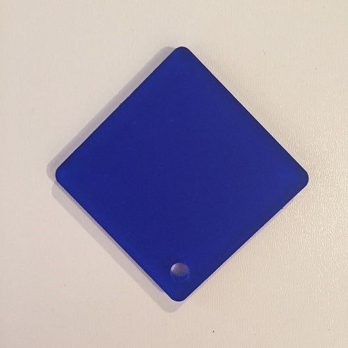 Plexiglas bleu ( PMMA coul transparent bleu)